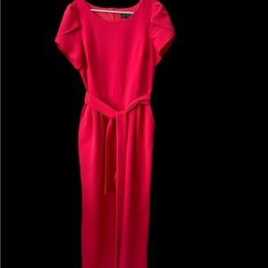 Jessica Howard red jumpsuit size 12
